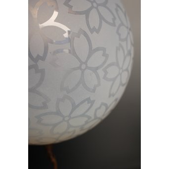 桜紋球体オパール照明　A1793 