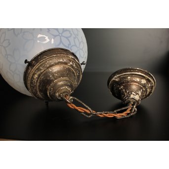 桜紋球体オパール照明　A1793 