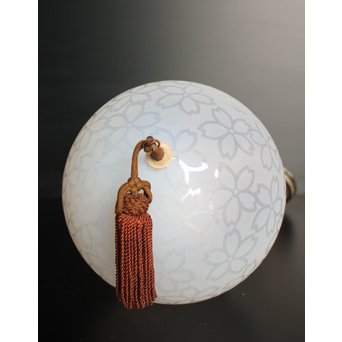 桜紋球体オパール照明　A1793 