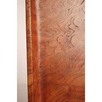 大野昭和斎 桑葡萄杢香盆/煎茶盆　K584 