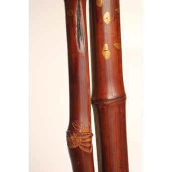 蒔絵奇竹香筒　K585 