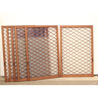 菱形組子 グラデーションガラス戸 在庫6枚　GD1083