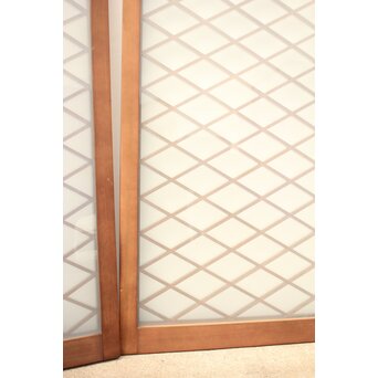 菱形組子 グラデーションガラス戸 在庫6枚　GD1083 