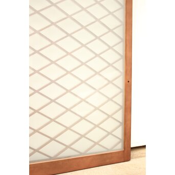 菱形組子 グラデーションガラス戸 在庫6枚　GD1083 