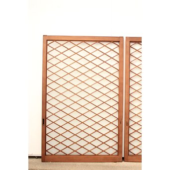 菱形組子 グラデーションガラス戸 在庫6枚　GD1083 