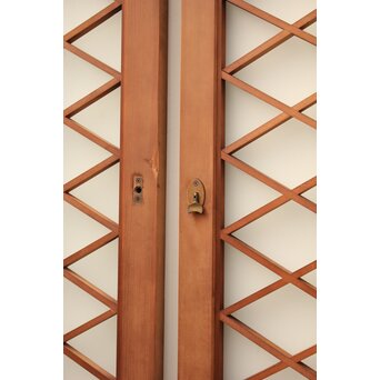 菱形組子 グラデーションガラス戸 在庫6枚　GD1083 