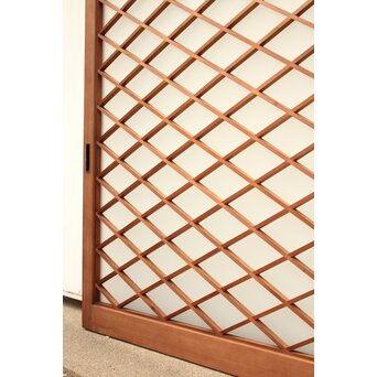 菱形組子 グラデーションガラス戸 在庫6枚　GD1083 