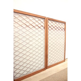 菱形組子 グラデーションガラス戸 在庫6枚　GD1083 