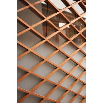 菱形組子 グラデーションガラス戸 在庫6枚　GD1083 