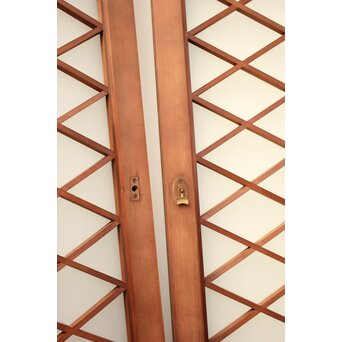 菱形組子 グラデーションガラス戸 在庫6枚　GD1083 2枚セットがお勧めです