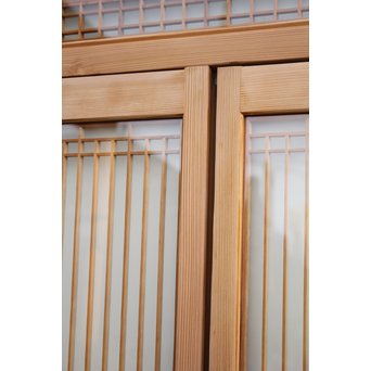 変わり七宝組子書院欄間 5枚1組　R2229 