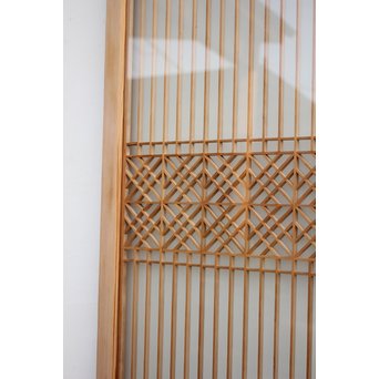 変わり七宝組子書院欄間 5枚1組　R2229 