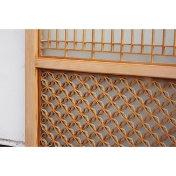 変わり七宝組子書院欄間 5枚1組　R2229 