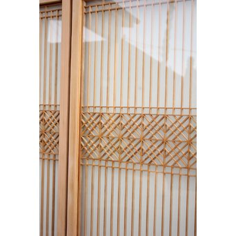 変わり七宝組子書院欄間 5枚1組　R2229 