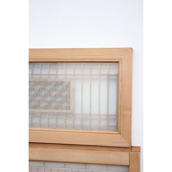 変わり七宝組子書院欄間 5枚1組　R2229 