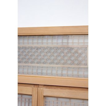 変わり七宝組子書院欄間 5枚1組　R2229 