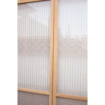 変わり七宝組子書院欄間 5枚1組　R2229 