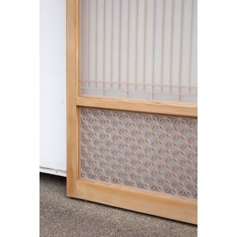 変わり七宝組子書院欄間 5枚1組　R2229 