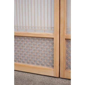 変わり七宝組子書院欄間 5枚1組　R2229 