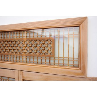 変わり七宝組子書院欄間 5枚1組　R2229 