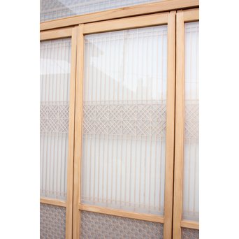 変わり七宝組子書院欄間 5枚1組　R2229 