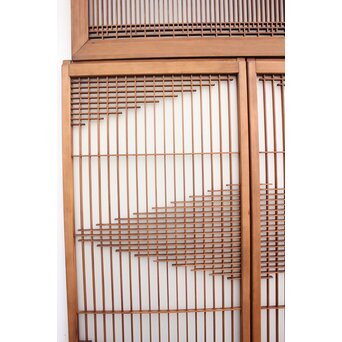 霞模様 書院欄間5枚1組　R2233 