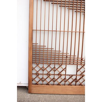 霞模様 書院欄間5枚1組　R2233 