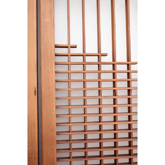 霞模様 書院欄間5枚1組　R2233 