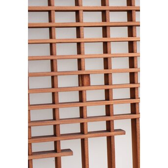 霞模様 書院欄間5枚1組　R2233 