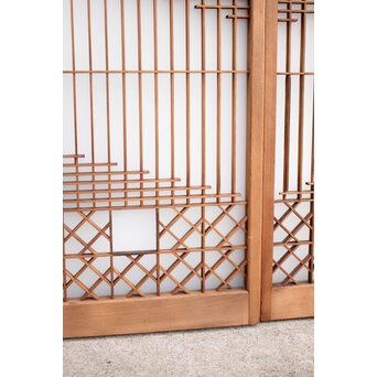 霞模様 書院欄間5枚1組　R2233 