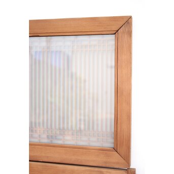 霞模様 書院欄間5枚1組　R2233 