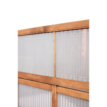 霞模様 書院欄間5枚1組　R2233 