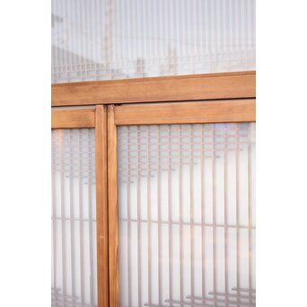 霞模様 書院欄間5枚1組　R2233 