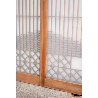 霞模様 書院欄間5枚1組　R2233 