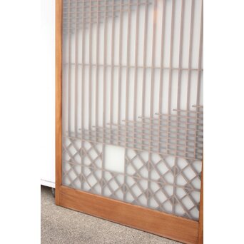 霞模様 書院欄間5枚1組　R2233 