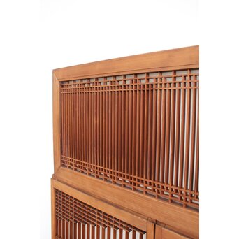 霞模様 書院欄間5枚1組　R2233 