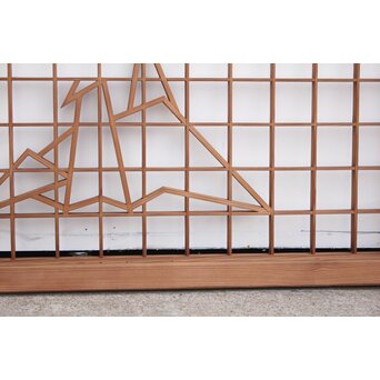 折り鶴組子 小型欄間　R2236 