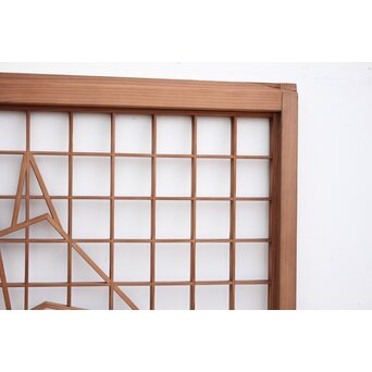 折り鶴組子 小型欄間　R2236 