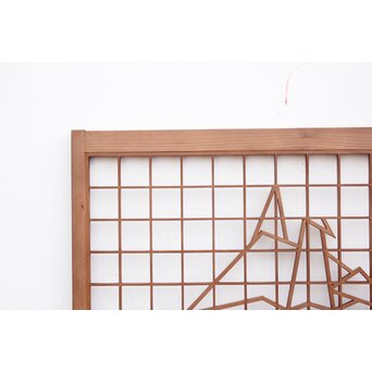 折り鶴組子 小型欄間　R2236 