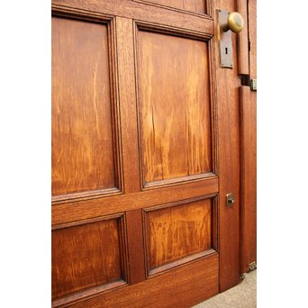 プレスガラス重厚観音ガラスドア 2枚1組　GD1087 