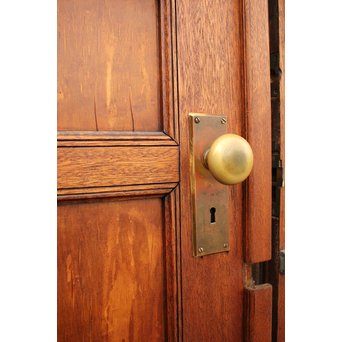 プレスガラス重厚観音ガラスドア 2枚1組　GD1087 