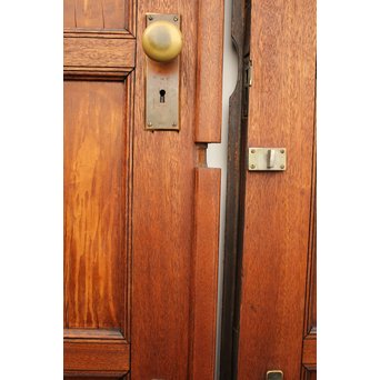 プレスガラス重厚観音ガラスドア 2枚1組　GD1087 