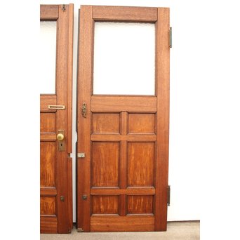 プレスガラス重厚観音ガラスドア 2枚1組　GD1087 