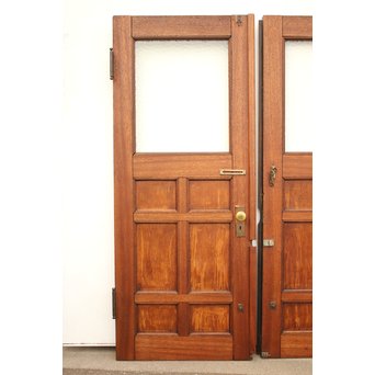 プレスガラス重厚観音ガラスドア 2枚1組　GD1087 