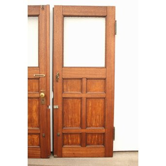 プレスガラス重厚観音ガラスドア 2枚1組　GD1087 