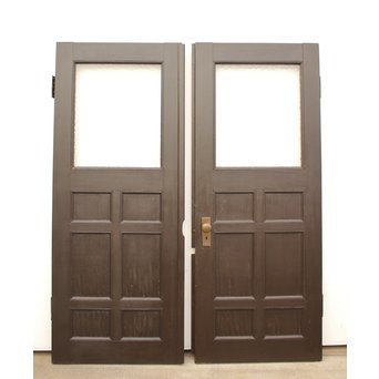 プレスガラス重厚観音ガラスドア 2枚1組　GD1087 