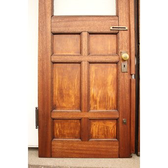 プレスガラス重厚観音ガラスドア 2枚1組　GD1087 