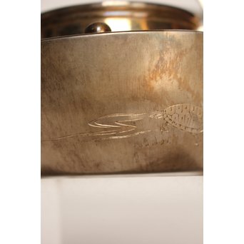 秋田 金光堂 竹谷金之助造 銀銚子/銀瓶一対　K589 