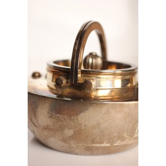 秋田 金光堂 竹谷金之助造 銀銚子/銀瓶一対　K589 