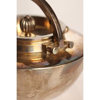 秋田 金光堂 竹谷金之助造 銀銚子/銀瓶一対　K589 